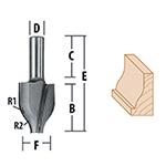 Vertical Raised Panel Ogee Router Bits